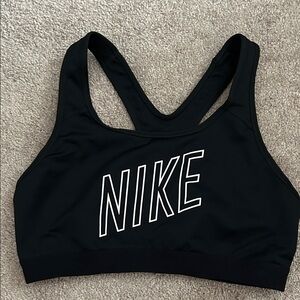 Nike Black Racerback Sports Bra